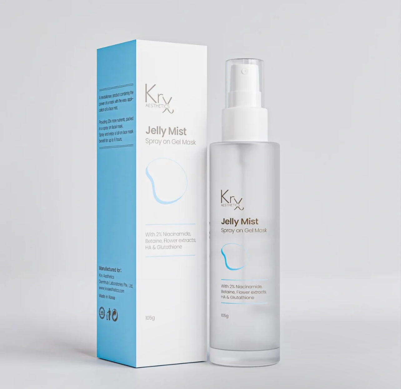 KrX Jelly Mist Spray on Gel Mask